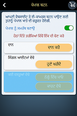 ਤੁਸੀਂ ਪੇਪਾਲ ਬਟਨਾਂ ਨਾਲ ਸਧਾਰਨ ਈ-ਕਾਮਰਸ ਹੱਲ ਬਣਾ ਸਕਦੇ ਹੋ।